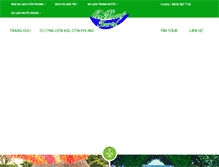 Tablet Screenshot of conphungtourist.com